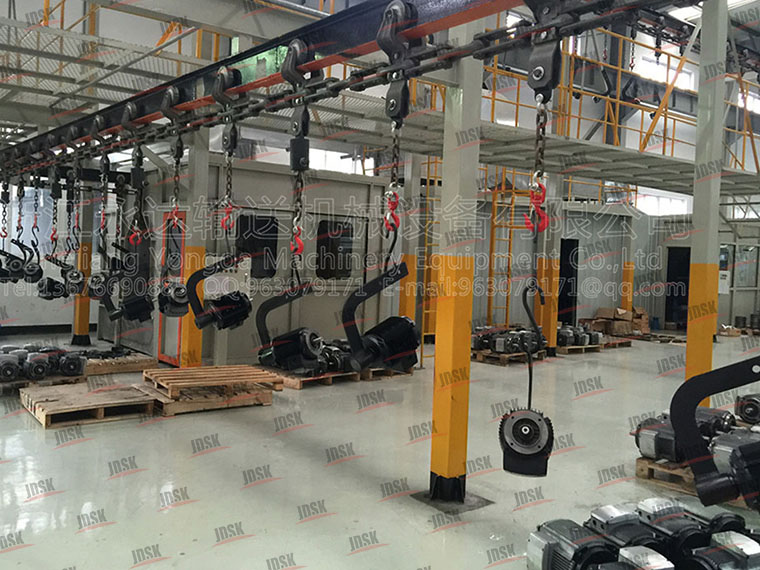 電機涂裝生產流水線