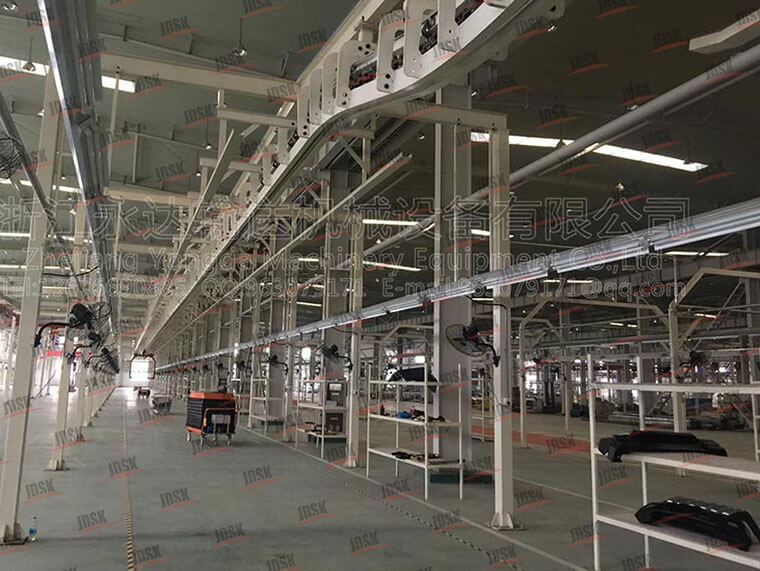 新能源車(chē)底盤(pán)高位流水線(xiàn)